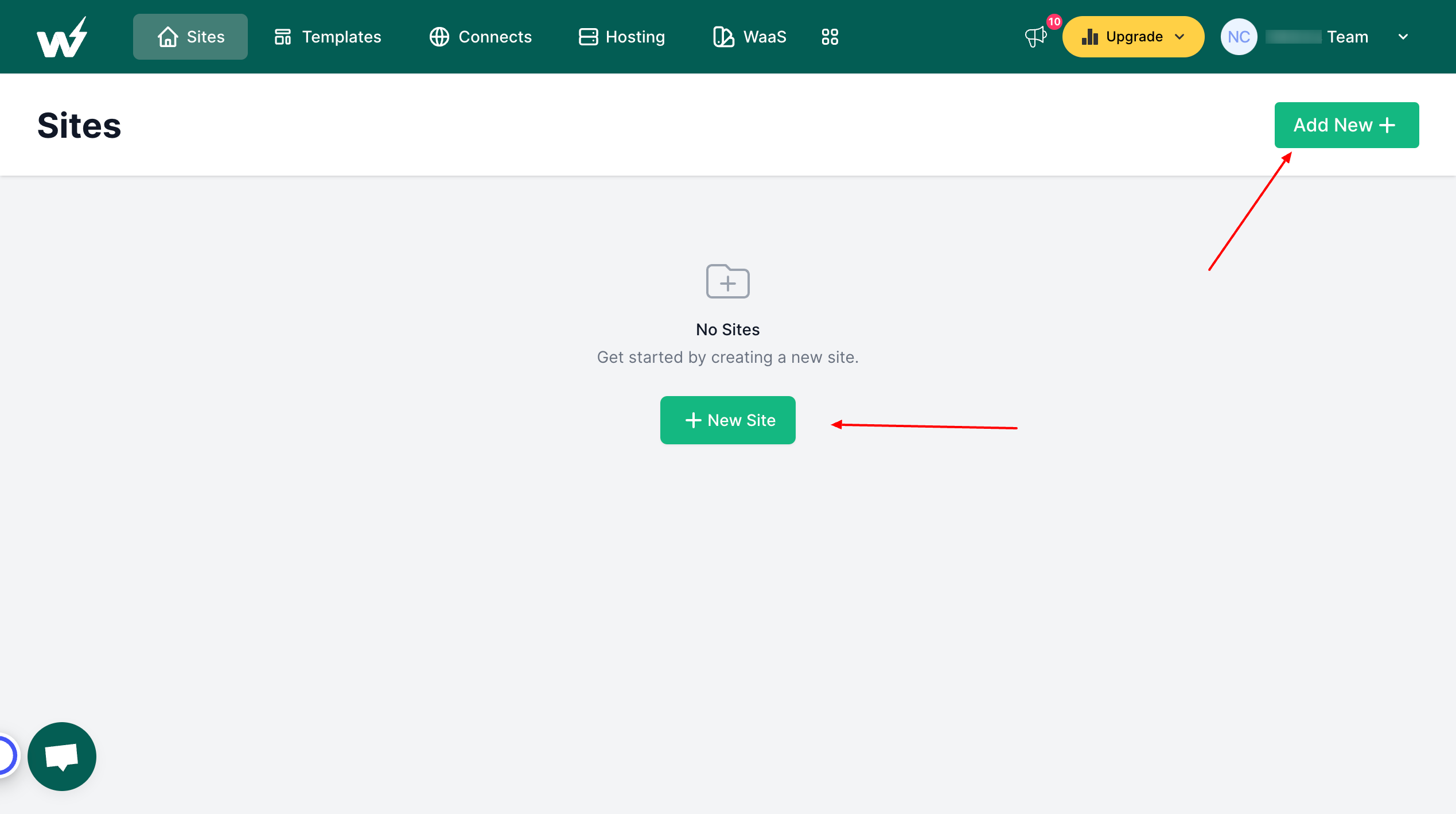 Dashboard-InstaWP-create-site Dashboard-InstaWP-create-site