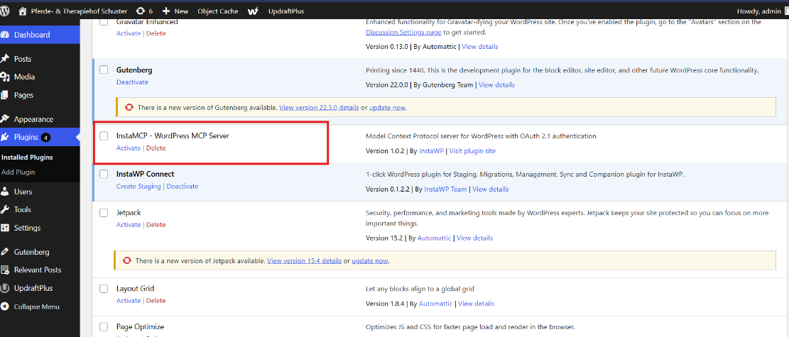 Install InstaMCP Server